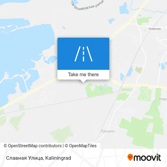 Славная Улица map