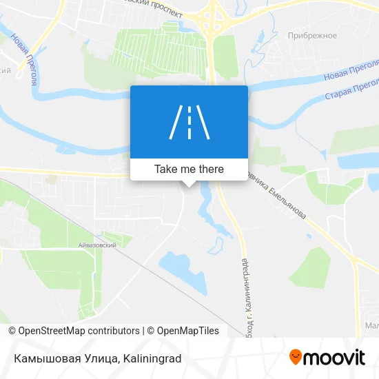 Камышовая Улица map