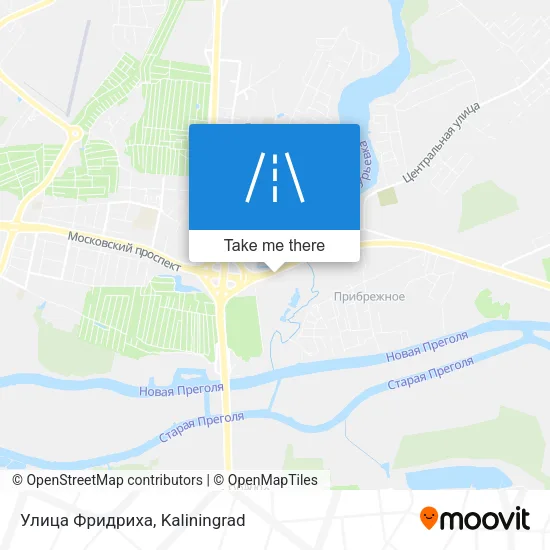Улица Фридриха map