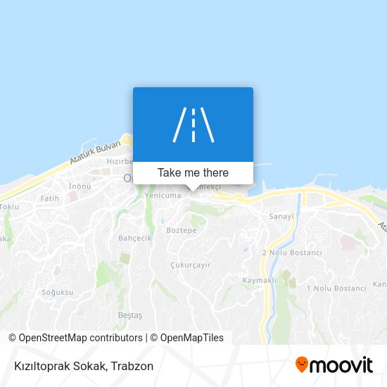 Kızıltoprak Sokak map