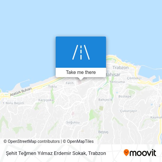 Şehit Teğmen Yılmaz Erdemir Sokak map