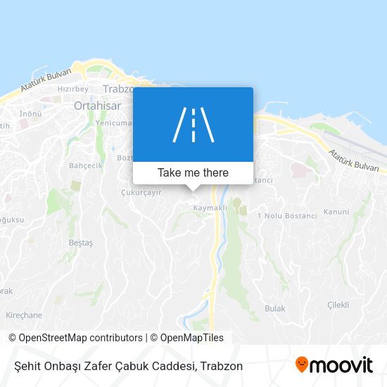 Şehit Onbaşı Zafer Çabuk Caddesi map