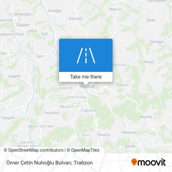 Ömer Çetin Nuhoğlu Bulvarı map
