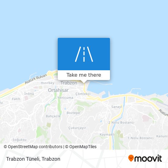 Trabzon Tüneli map