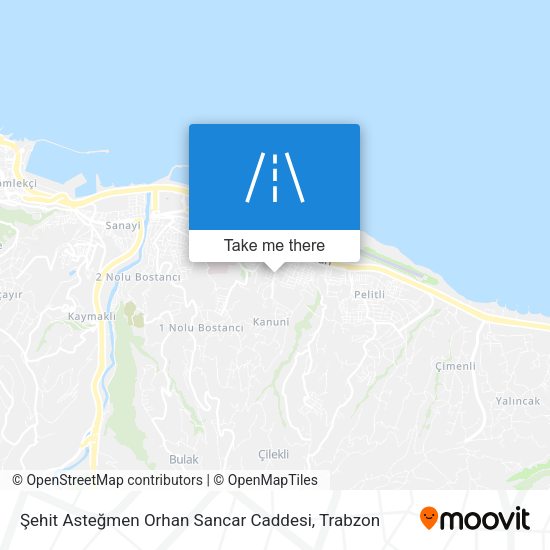 Şehit Asteğmen Orhan Sancar Caddesi map