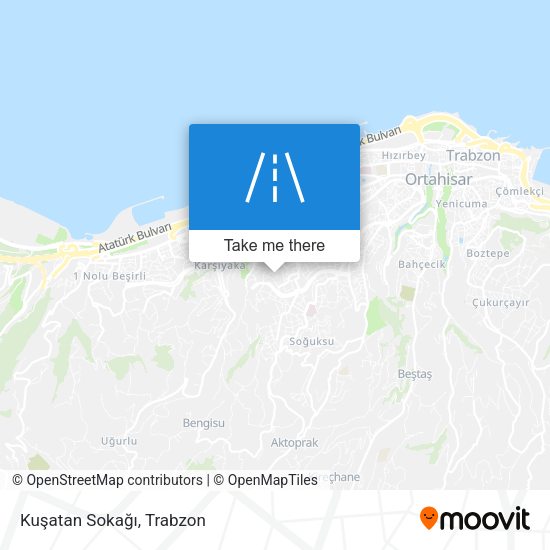 Kuşatan Sokağı map