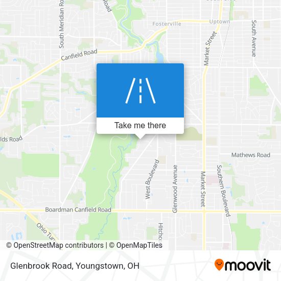 Glenbrook Road map