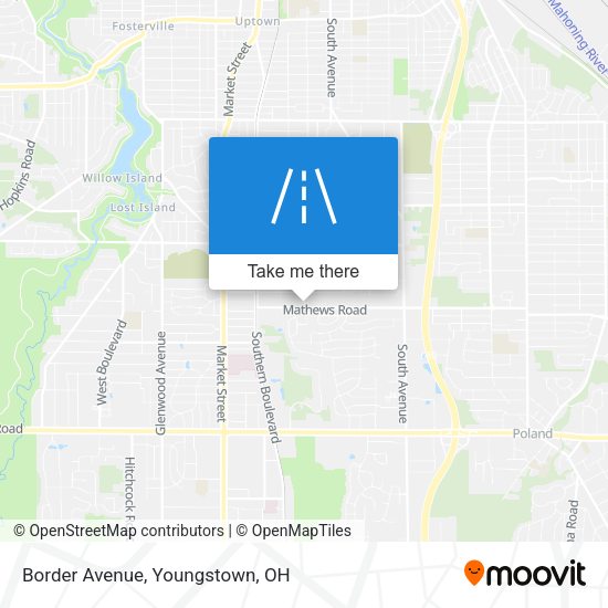 Mapa de Border Avenue