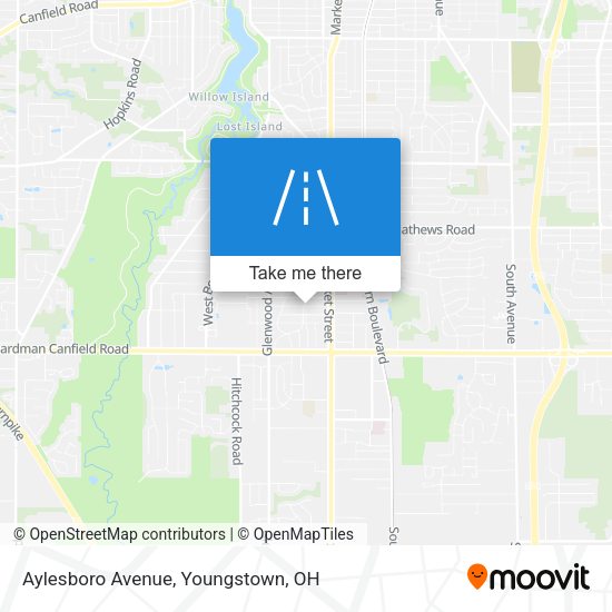 Aylesboro Avenue map