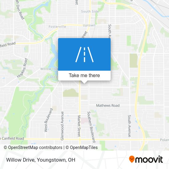 Mapa de Willow Drive