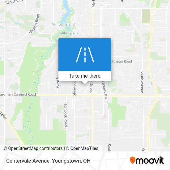 Mapa de Centervale Avenue
