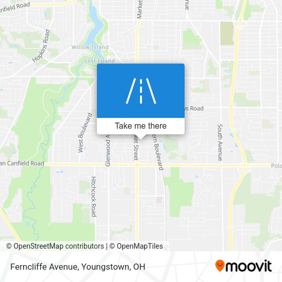 Ferncliffe Avenue map