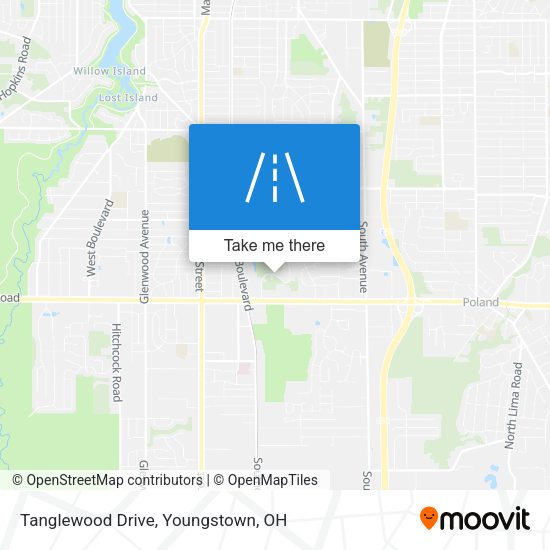 Tanglewood Drive map