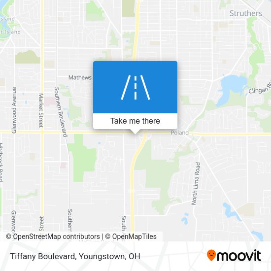Mapa de Tiffany Boulevard