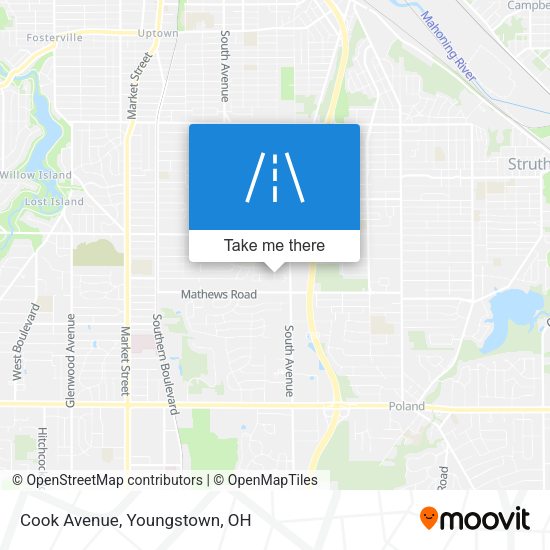 Mapa de Cook Avenue
