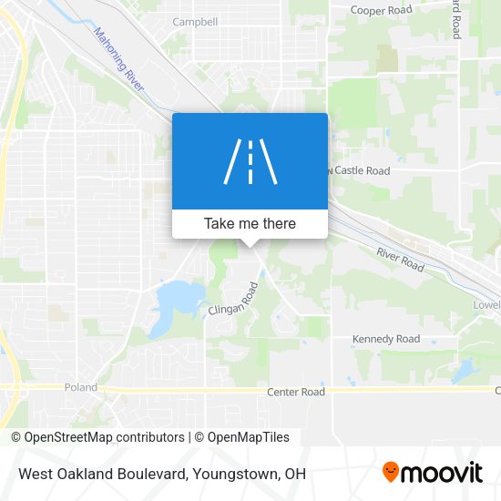 West Oakland Boulevard map