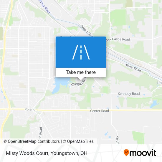 Misty Woods Court map