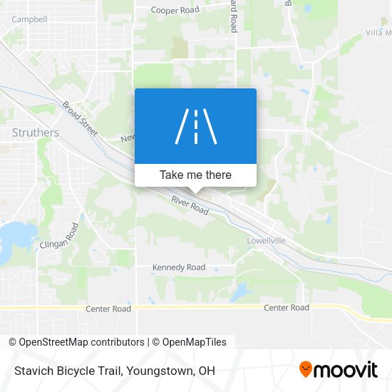 Stavich Bicycle Trail map