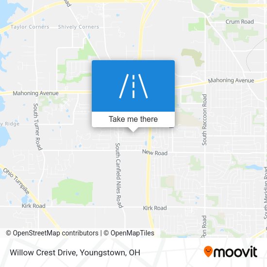 Mapa de Willow Crest Drive