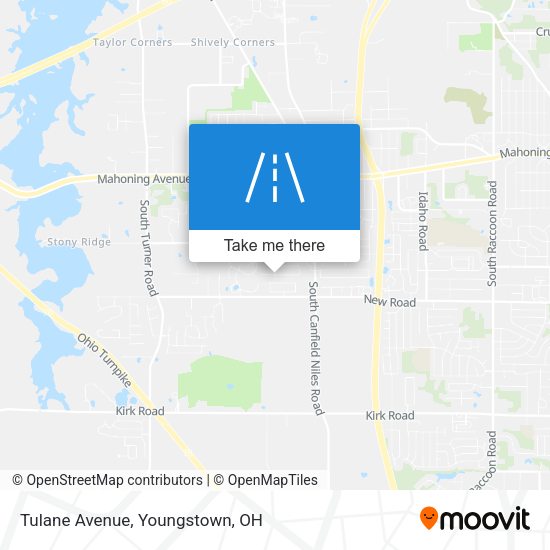 Mapa de Tulane Avenue