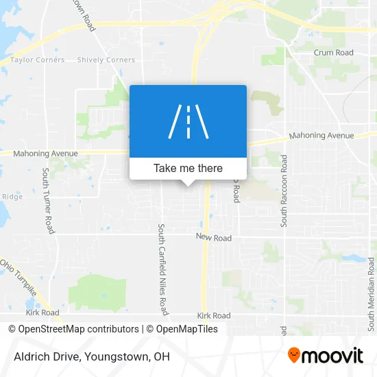 Mapa de Aldrich Drive