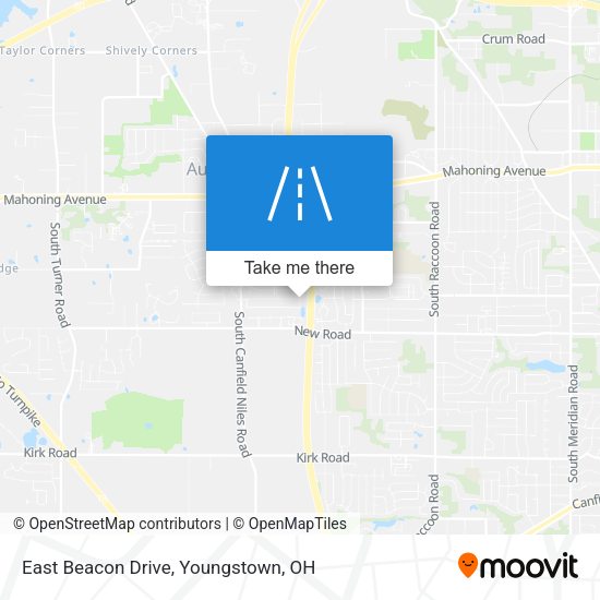 East Beacon Drive map
