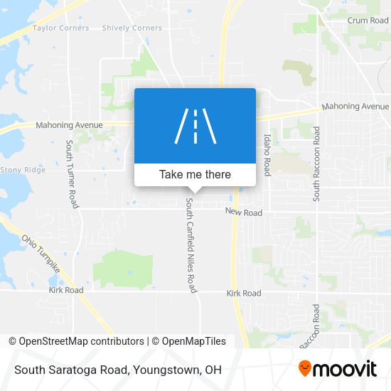 South Saratoga Road map