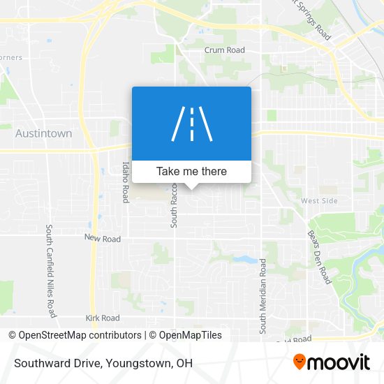 Southward Drive map