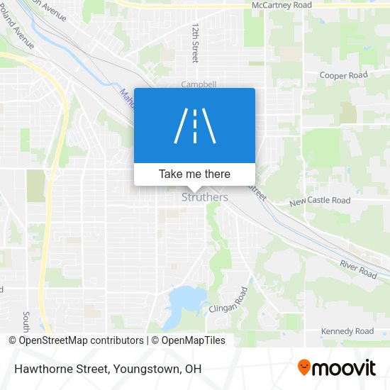 Hawthorne Street map