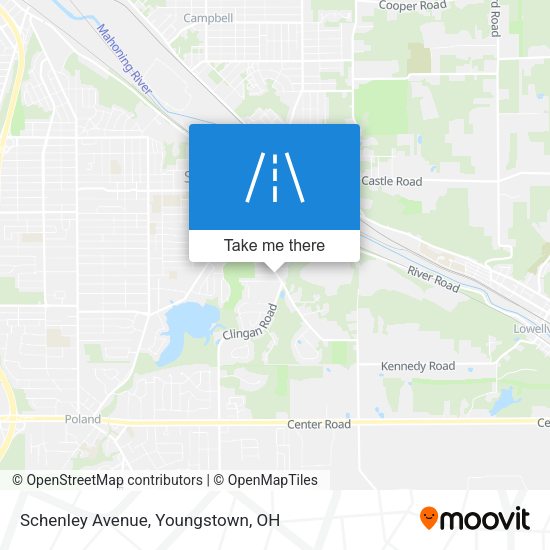 Schenley Avenue map