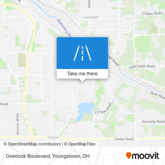 Overlook Boulevard map