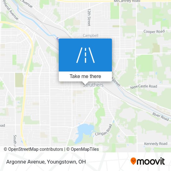 Mapa de Argonne Avenue