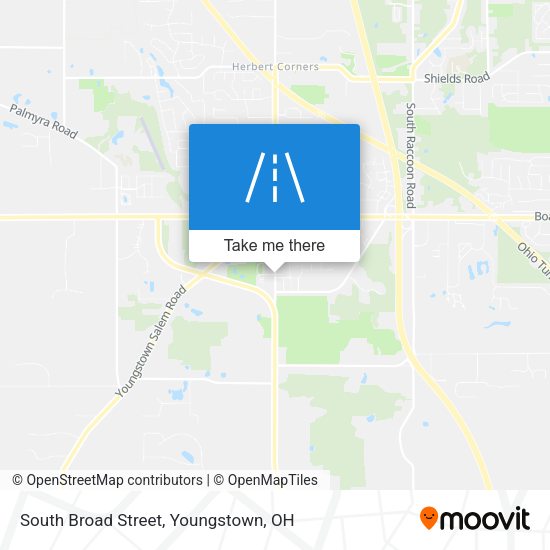 South Broad Street map