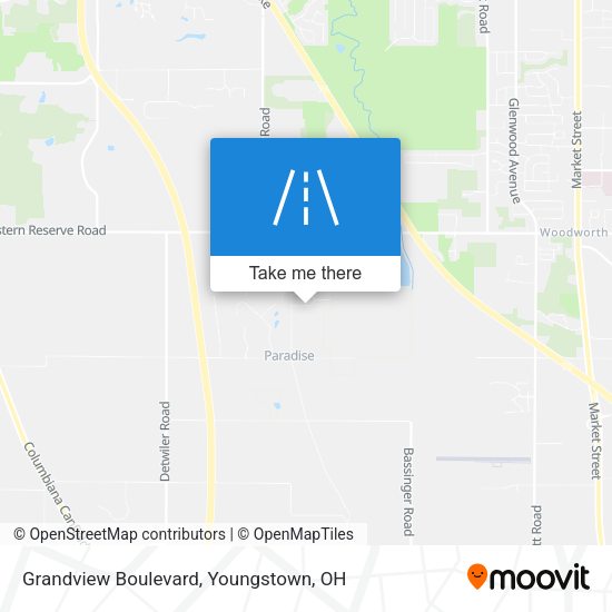 Grandview Boulevard map