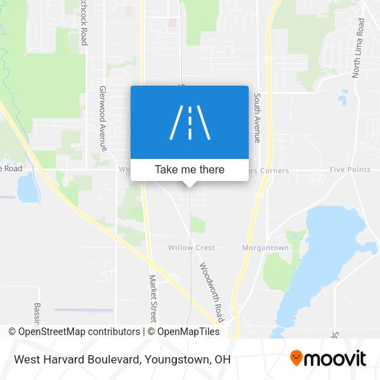 West Harvard Boulevard map