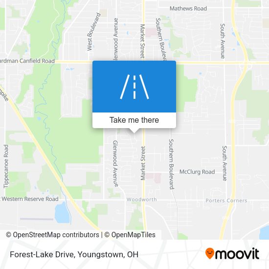 Forest-Lake Drive map