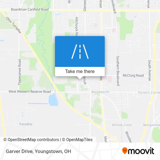 Mapa de Garver Drive
