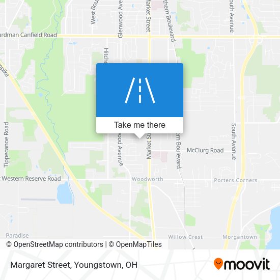 Margaret Street map