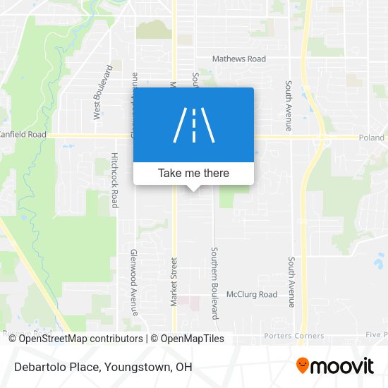 Debartolo Place map