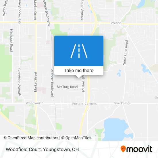 Woodfield Court map