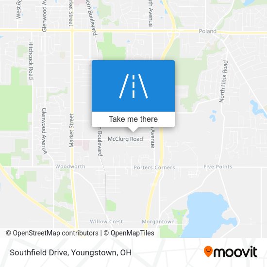 Mapa de Southfield Drive