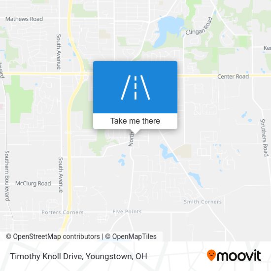Mapa de Timothy Knoll Drive