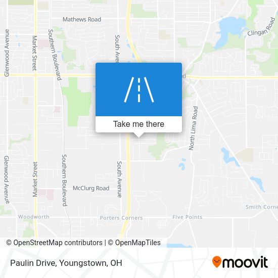 Mapa de Paulin Drive