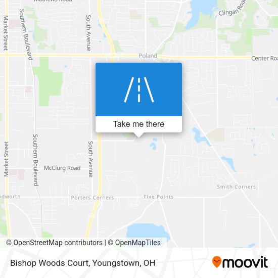 Bishop Woods Court map