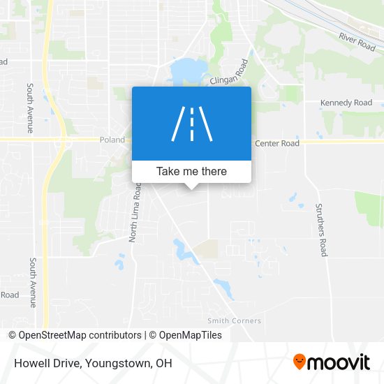 Howell Drive map