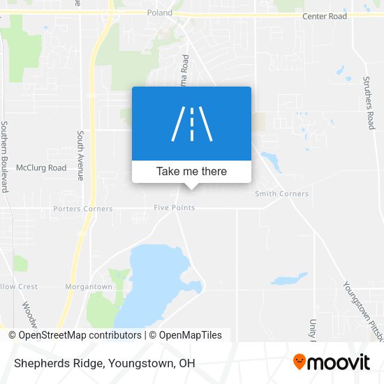 Shepherds Ridge map