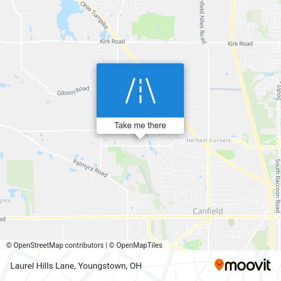 Laurel Hills Lane map