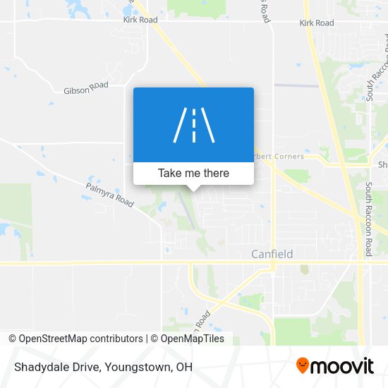Shadydale Drive map