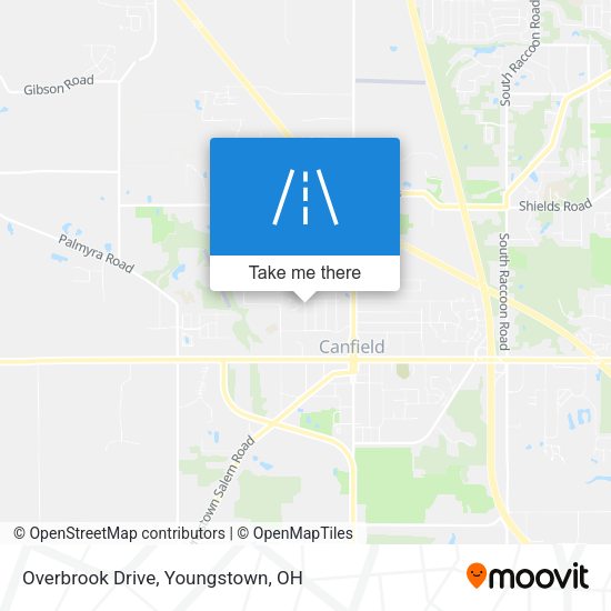 Overbrook Drive map