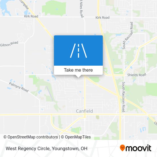 Mapa de West Regency Circle